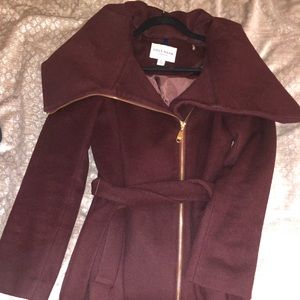 Cole Haan burgundy coat